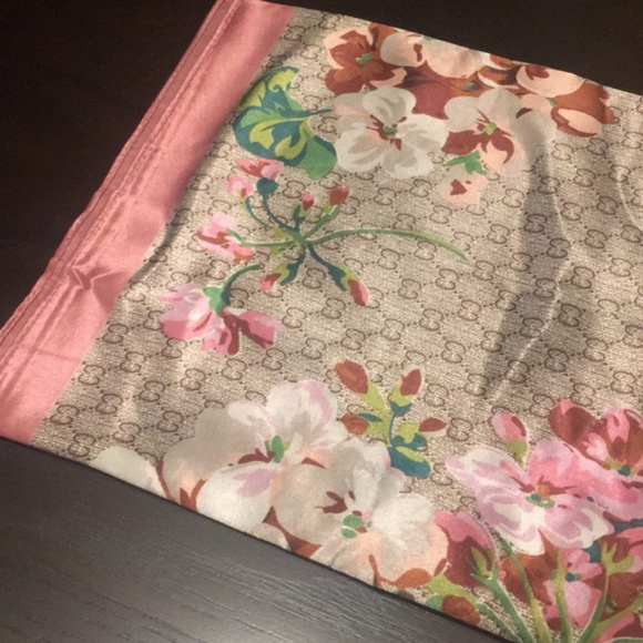 Fashion Retro Floral Wrap Scarf luxury - Picture 3 of 5